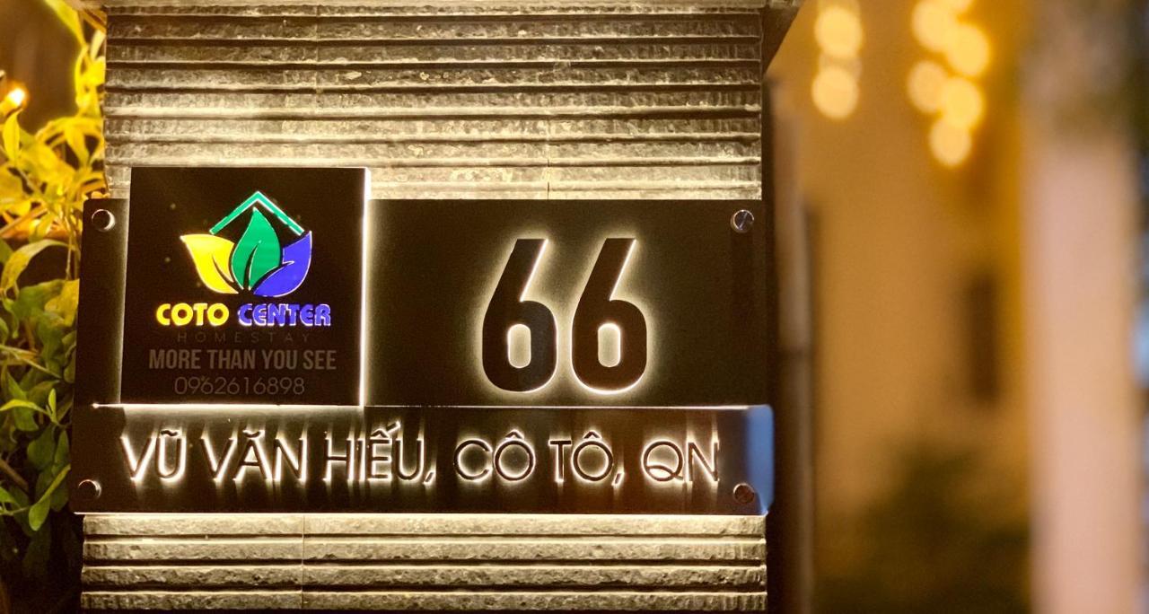 Coto Center Homestay Đảo Cô Tô Esterno foto